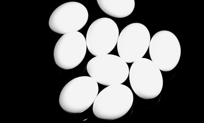 Weiße Eier