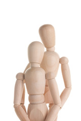 寄り添うカップル