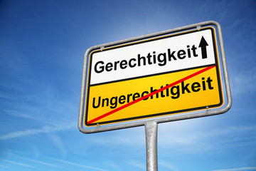 Obraz premium Gerechtigkeit