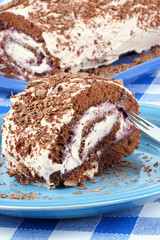 Chocolate swiss roll