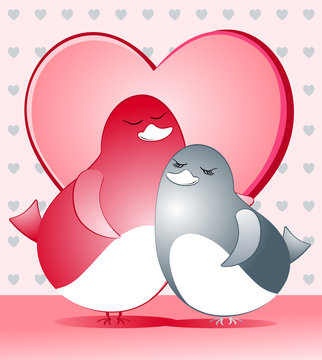 Passerotti innamorati - Sparrows in love