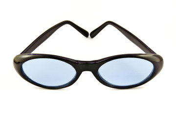 Fototapeta premium Plastic blue glasses