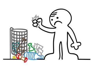 figur abfallentsorgung falsch