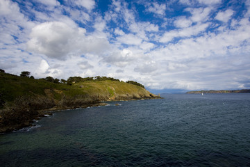 rocks on a beach in brittany