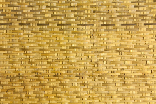 Texture of  threshing basket from bamboo