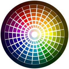 Vector color wheel