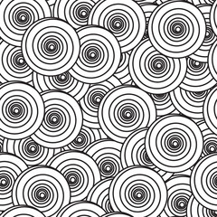 Abstract background with spiral circles