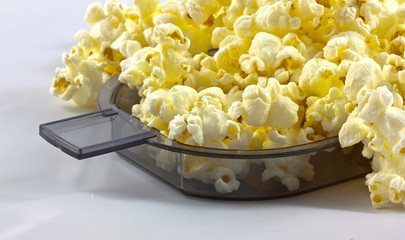 A shovel of popcorn