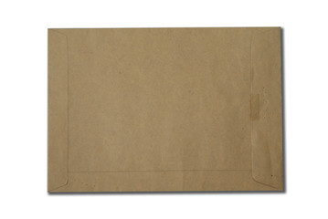Brown Envelope document on white background