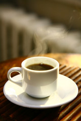Cup of black coffee