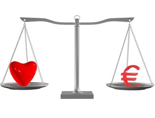 Heart and Euro on balance