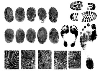Fingerprints and footprints