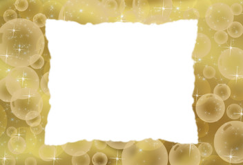 Gold Bubble Background