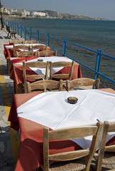 Tables and chairs