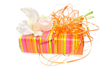 Gift and flower
