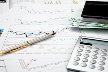 financial charts and graphs