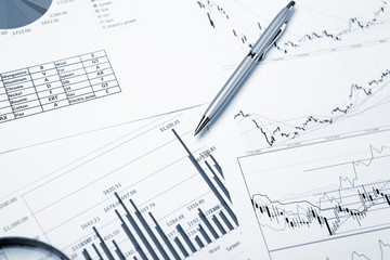 financial charts and graphs