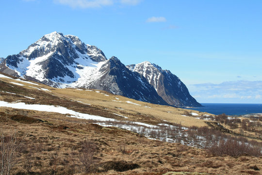 Gravdal's hill, mounts  and Nappfjord