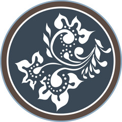 Decorative vintage icon