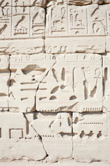 Wall in the Karnak Temple