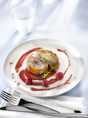 filet de porc sauce framboise- pork tenderloin raspberry sauce