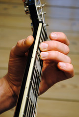 E-Moll Gitarrengriff