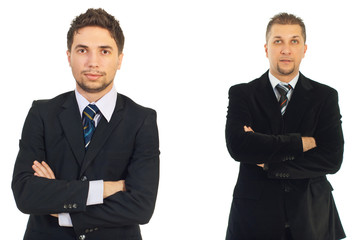 Business man with arms folded