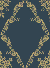 Seamless vector texture with flowers