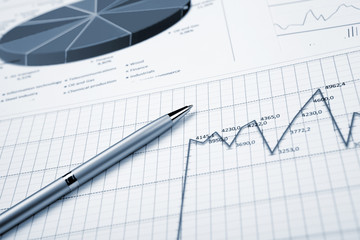 financial charts and graphs