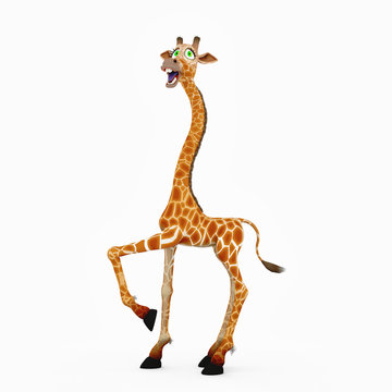 giraffe cartoon walk this way