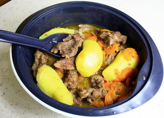 boeuf bourguignon aux carottes