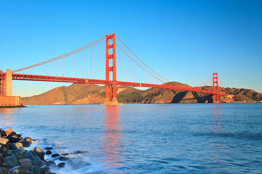 Golden Gate Bridge at morning, San Francisco