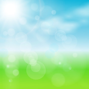 abstract background green blurry