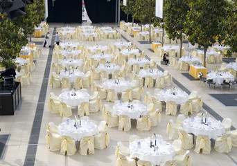 large wedding tables