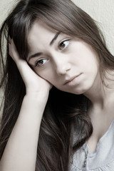 depressed teenager