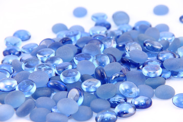 декоративные голубые камни