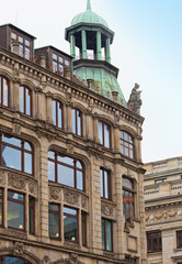 Fototapeta na wymiar Altes Handelsgebäude in Hamburg