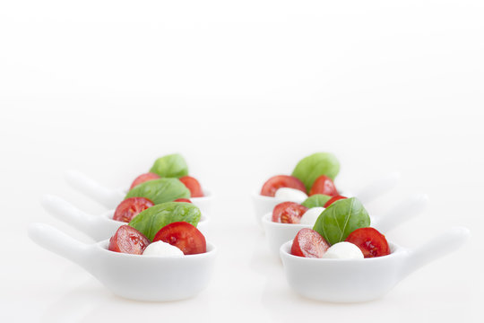 Caprese Appetizers on White