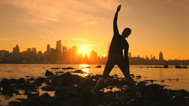 Healthy City Yoga at Sunrise