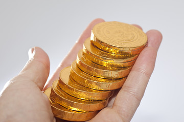mankind counting the coins