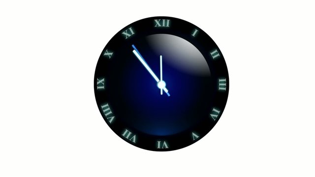 Uhr - 5 vor 12
