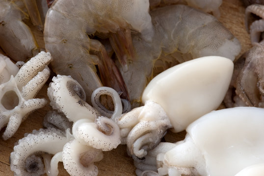 Fresh seafood