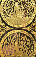 Traditional Thai style painting art