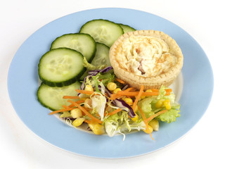 Quiche Lorraine with Salad