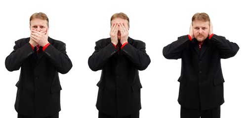 Can't talk, can't see and can't hear