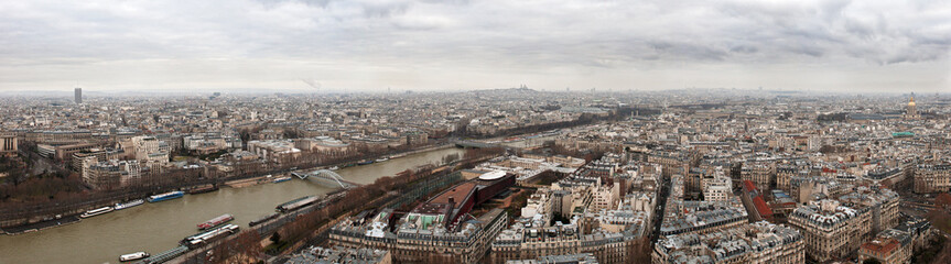 Panorama von Paris vom Eiffelturm