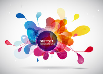 Abstract colored background.