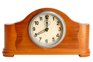 Old clock showing 8 hours