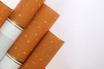 Cigarettes isolated on a white background