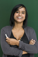 Fototapeta premium Happy young Teacher with a smile.